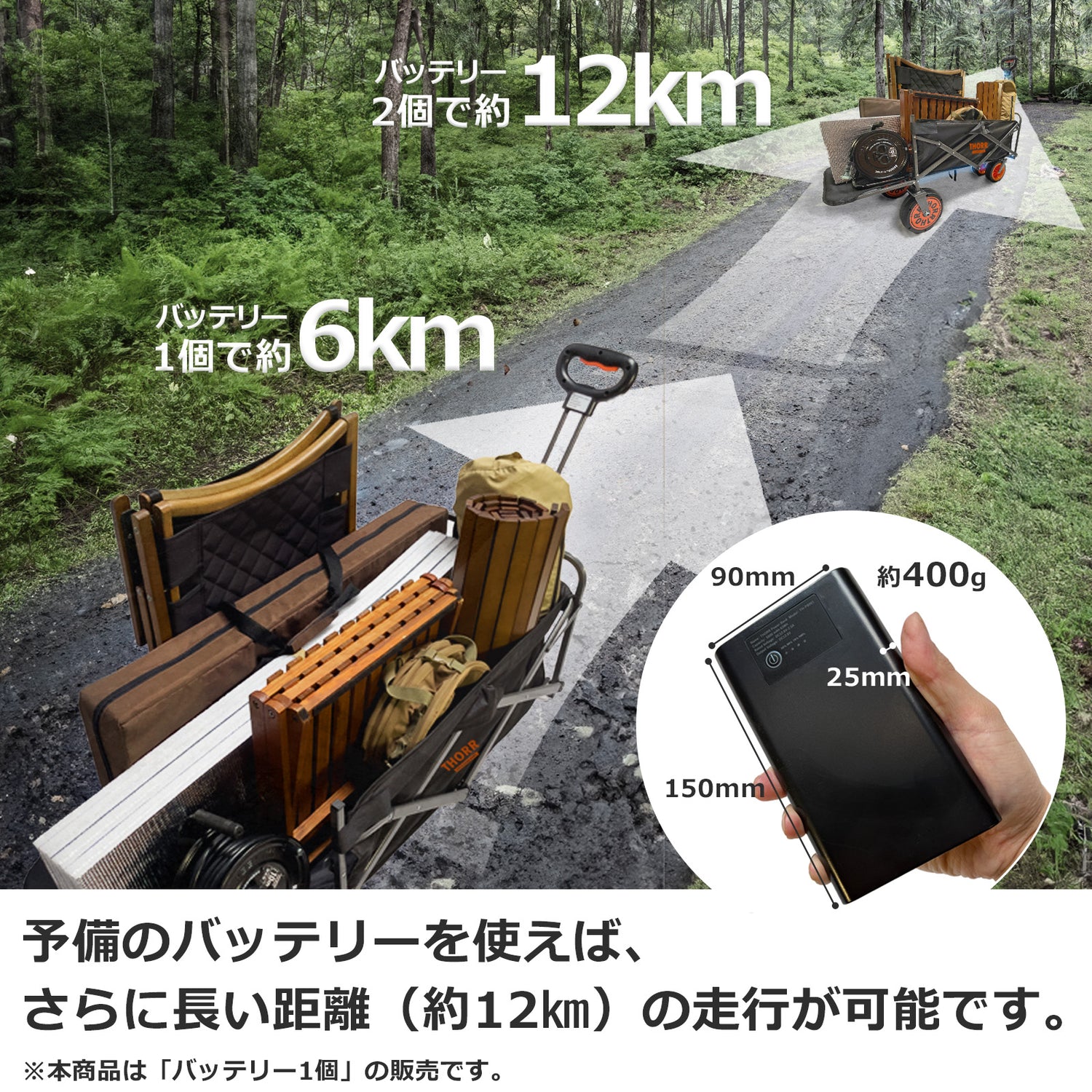 電動キャリー 専用バッテリー