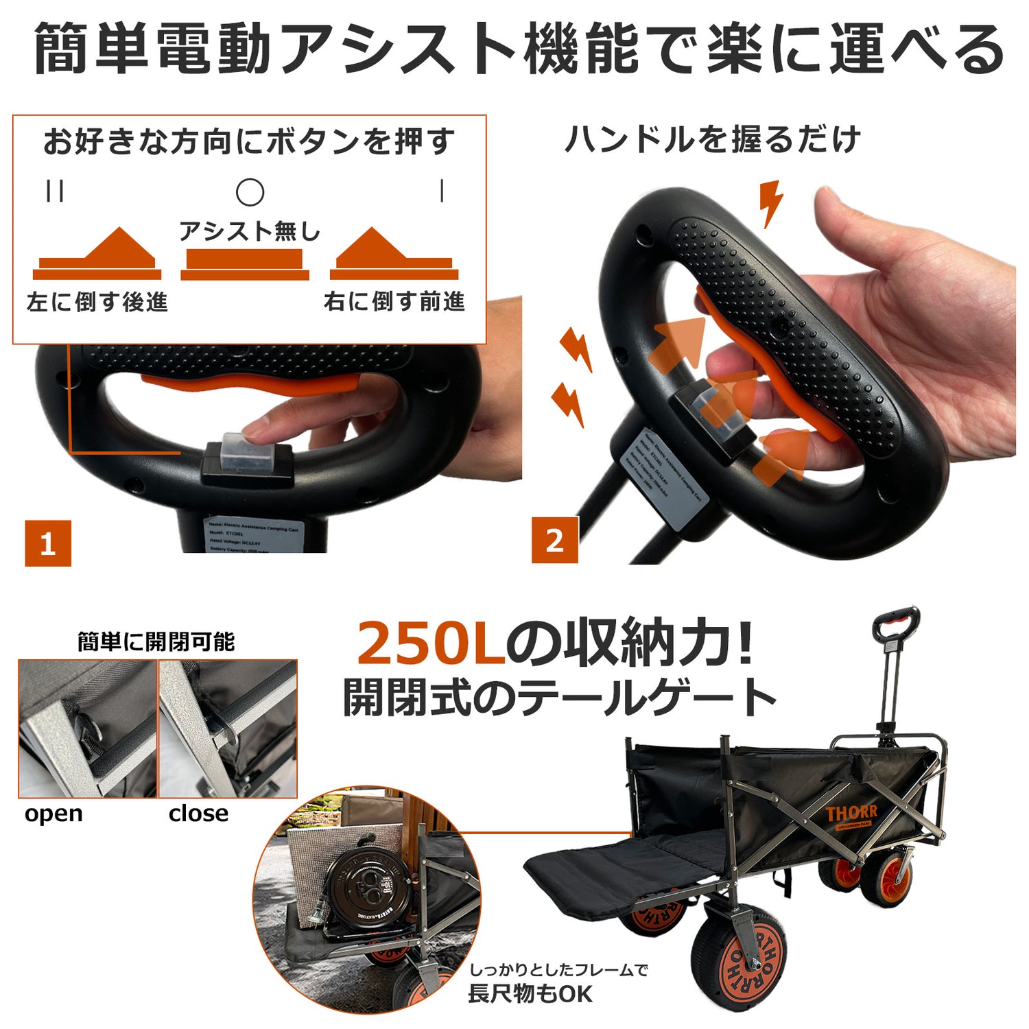 電動キャリー|あらゆる荷物運びをラクに