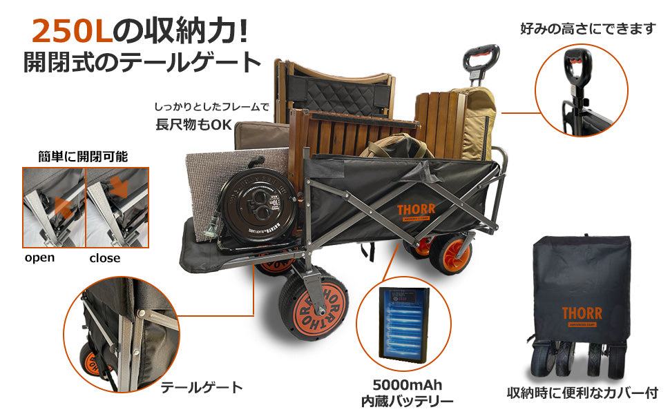 電動キャリー|あらゆる荷物運びをラクに
